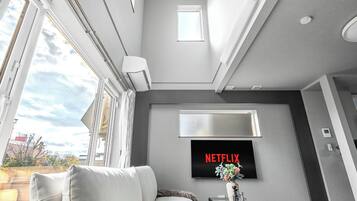 55-inch flat-screen TV with digital channels
