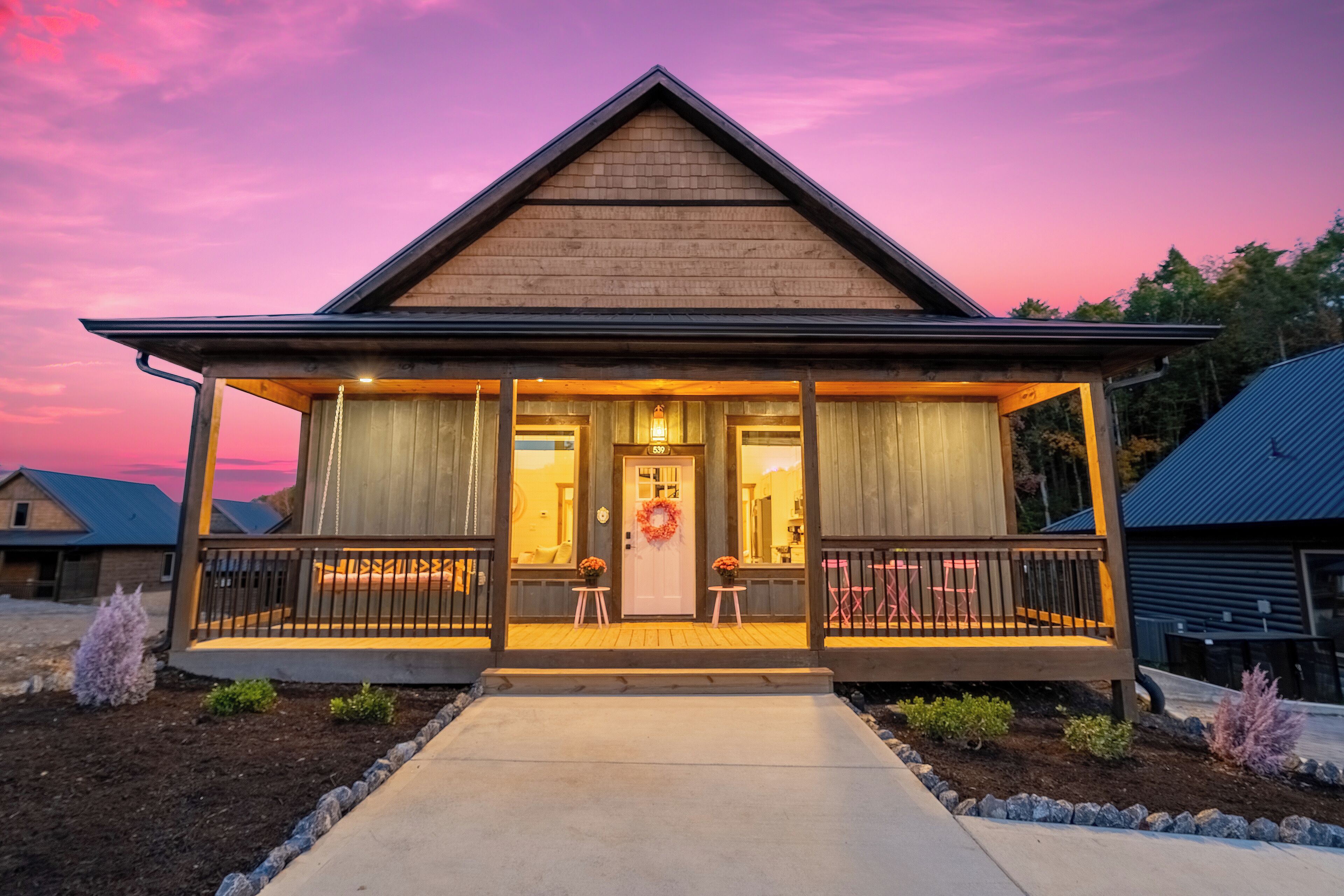 Golden hour looks good on this getaway