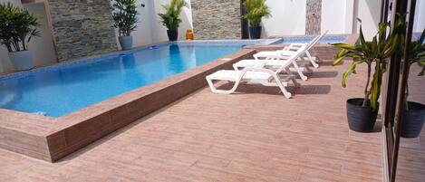 Standard Suite, Pool View | Desk, laptop workspace, free WiFi