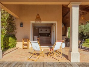 Exterior detail - 4 bedroom villa - swimming pool - Air conditioning - Tennis - Parking (La Croix Valmer)