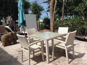 Room, 1 Bedroom, Smoking, Balcony | Dining room - Room-nakara Samui-deluxe Beach Front (Koh Samui)