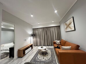Living area - Nice self catering condo in Smart Echo City accommodating 6 people fully equiped (Pretoria)