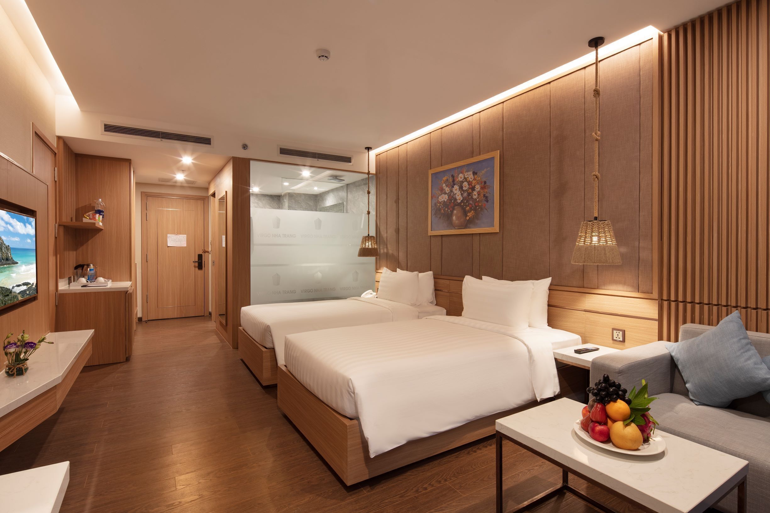 Minibar, in-room safe, desk, laptop workspace