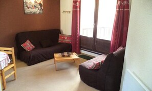 Living area - Les Orrianes des Cimes Residence - Studio for 4 People (Les Orres)