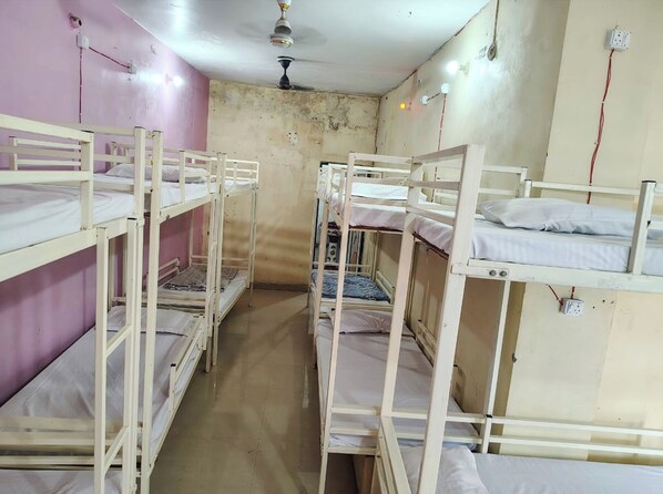 Shared Dormitory | Hypo-allergenic bedding, soundproofing, free WiFi, bed sheets - Hotel Roof Top Lucknow (Lucknow)
