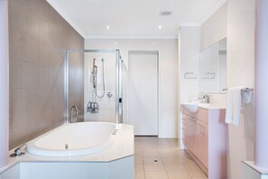 Hair dryer, towels