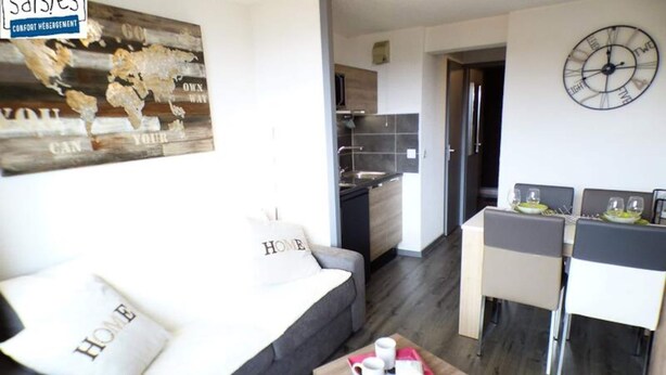 Living area - Studio Apartment in Les Saisies for 4 People (Hauteluce)