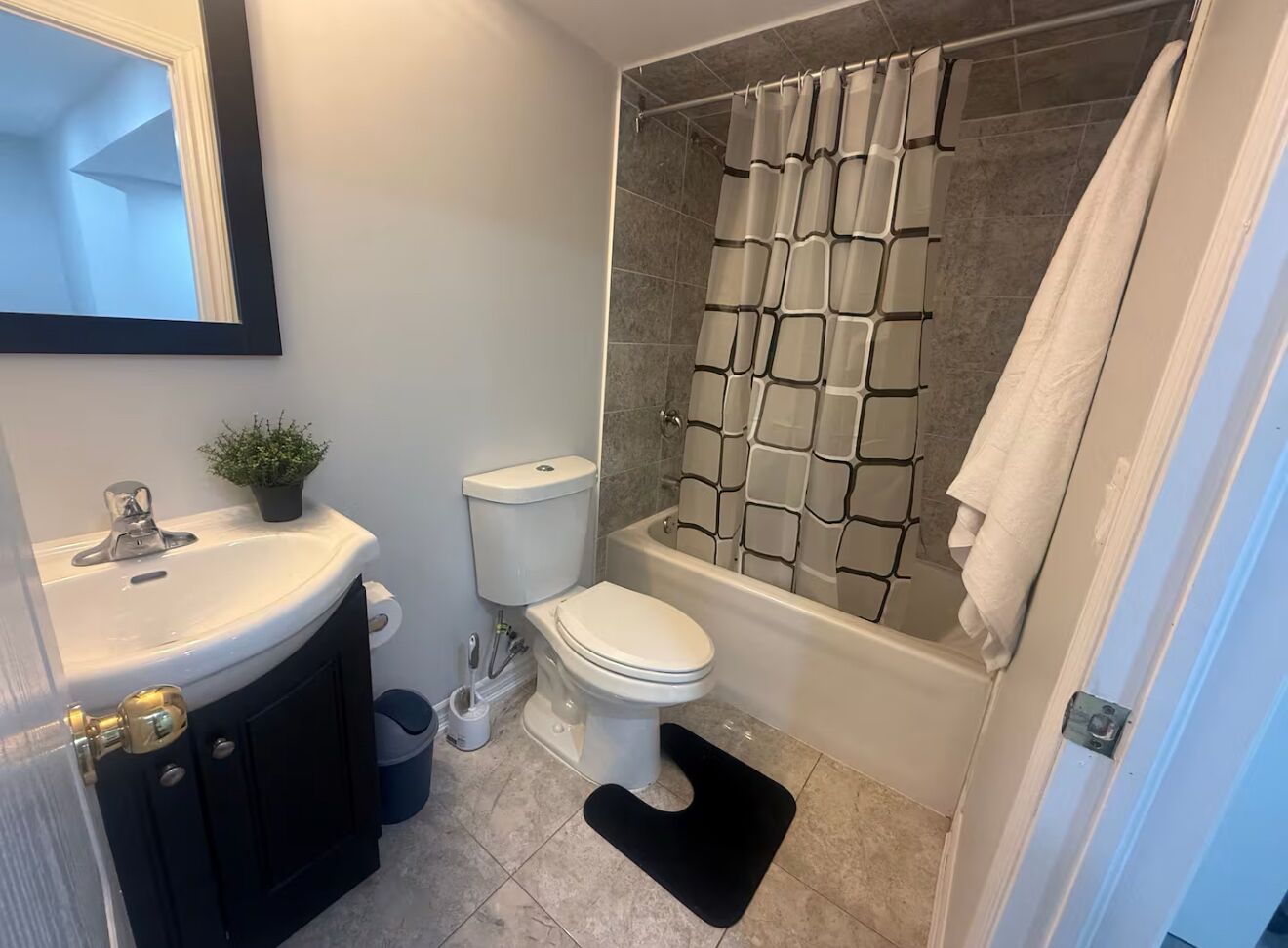 Towels, soap, toilet paper