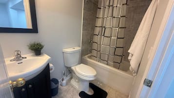 Towels, soap, toilet paper