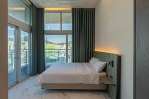 Habitación doble Deluxe, Terraza | Ropa de cama 