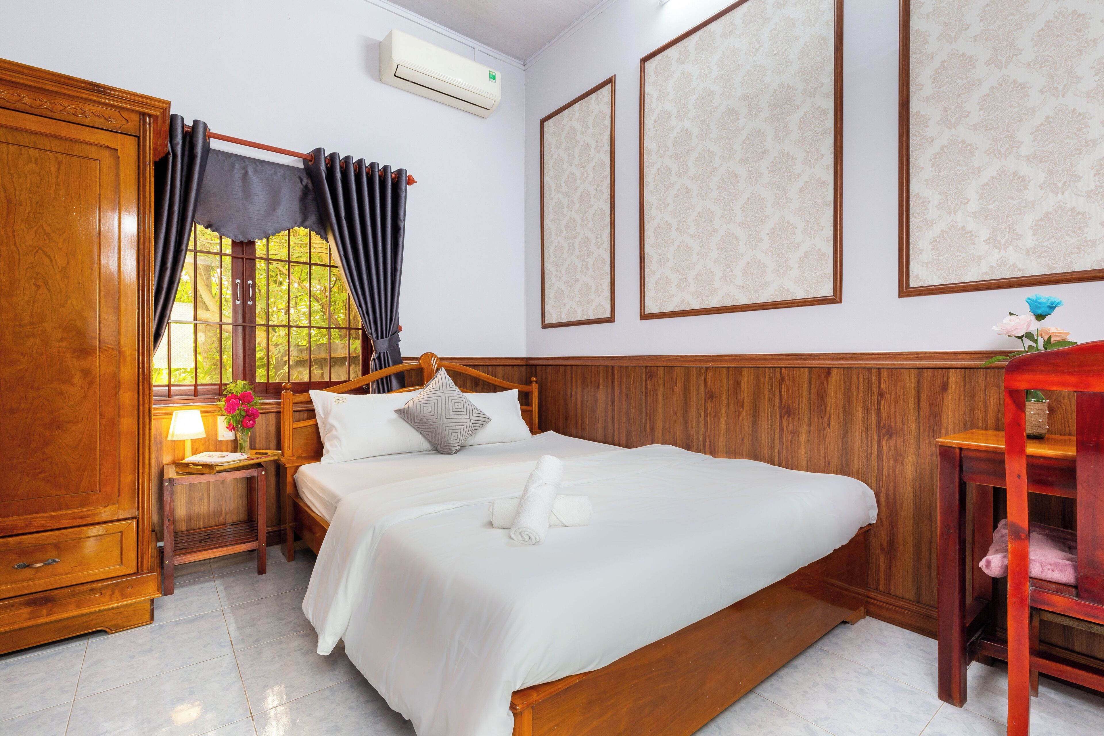 经典双人房, 花园景观 | 起居区