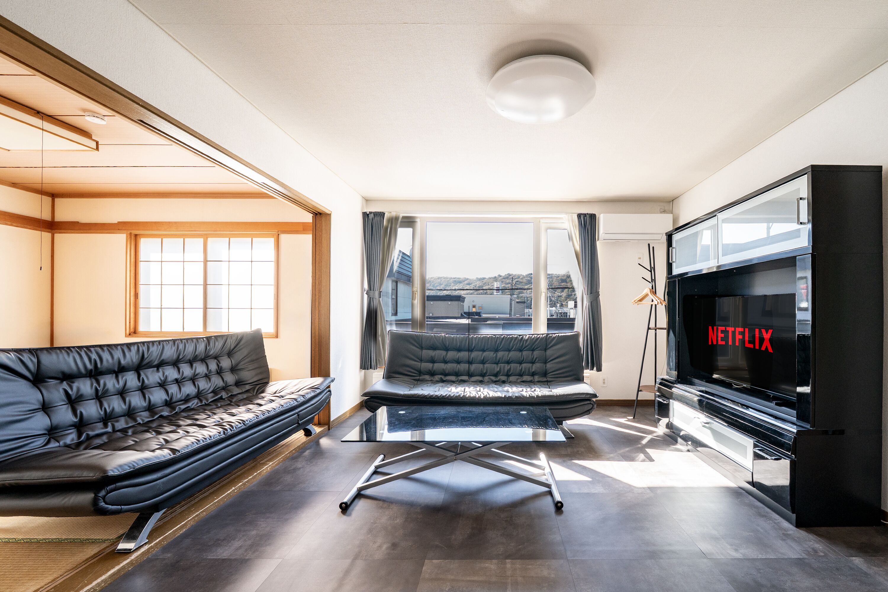 50-inch flat-screen TV with digital channels