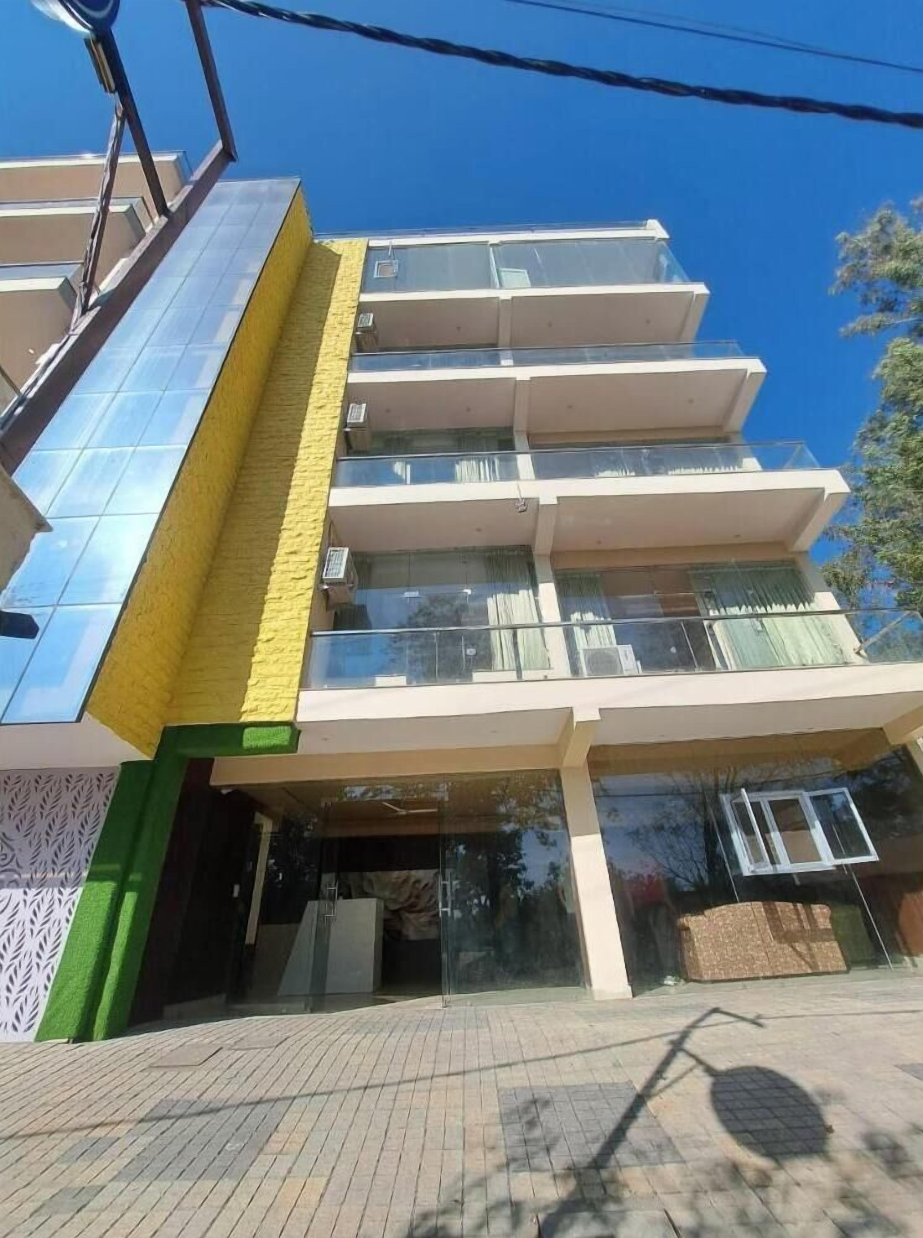 Overnatningsstedets facade