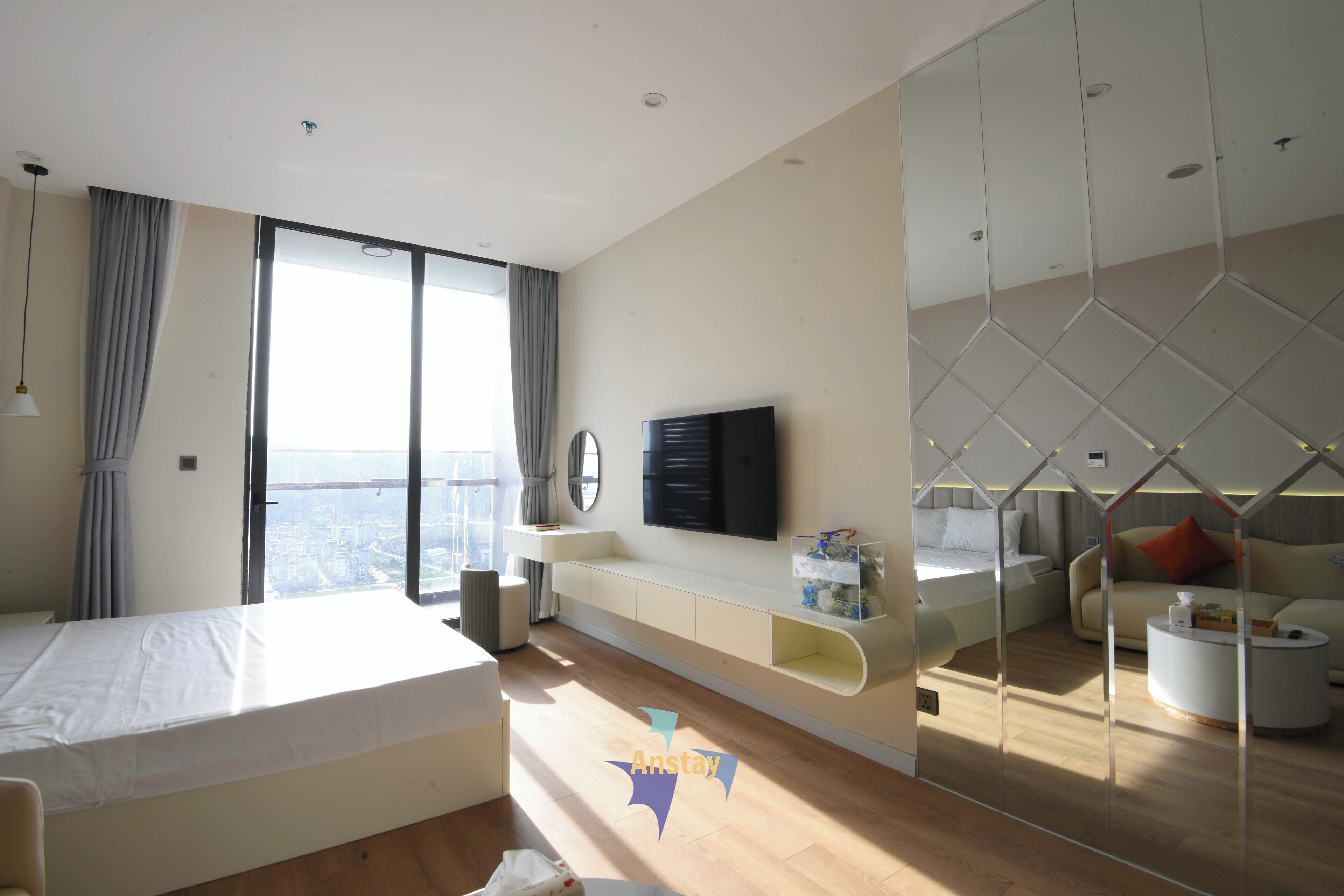 1 室のベッドルーム、アイロン / アイロン台、WiFi