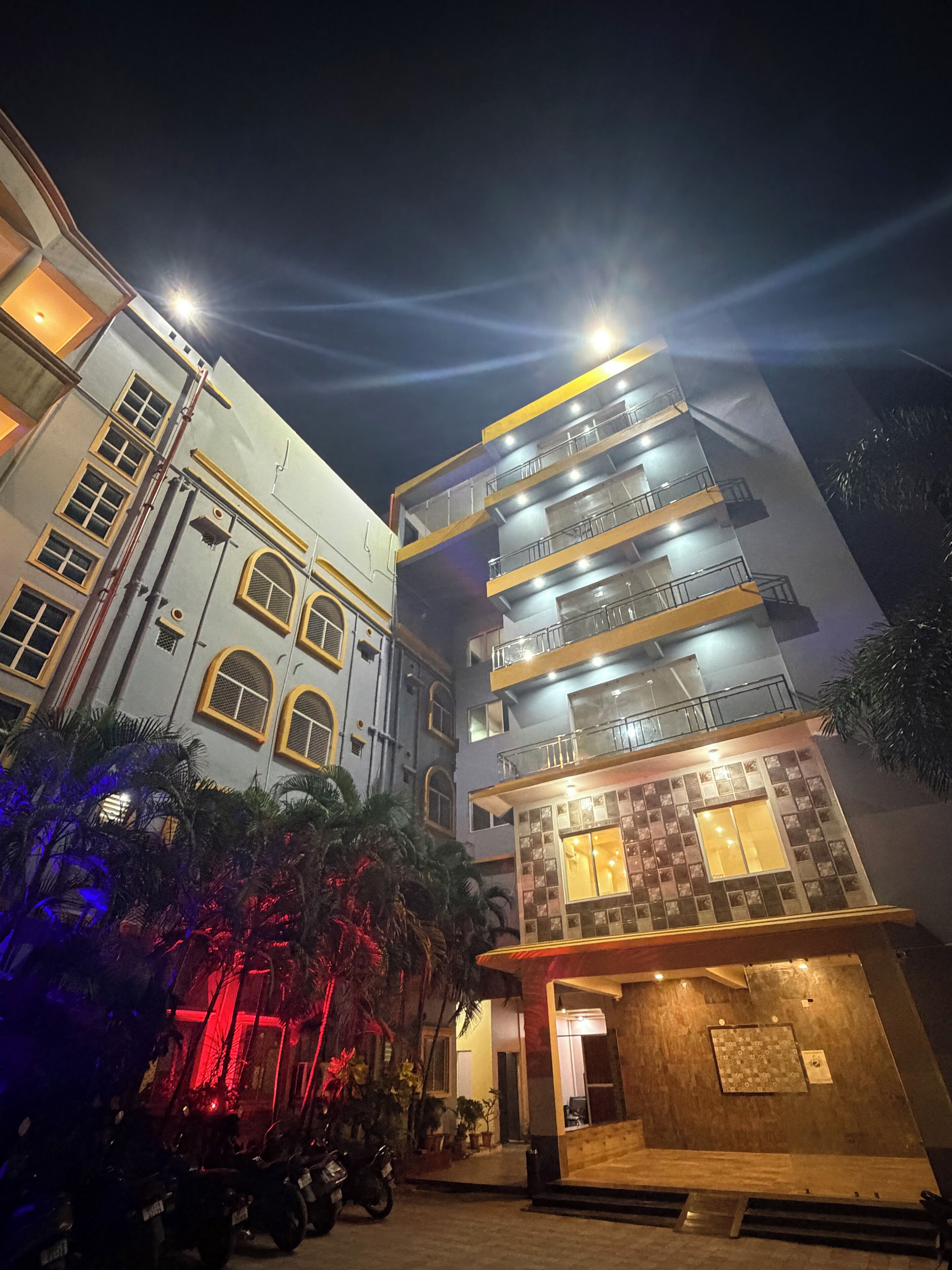 Fassade der Unterkunft