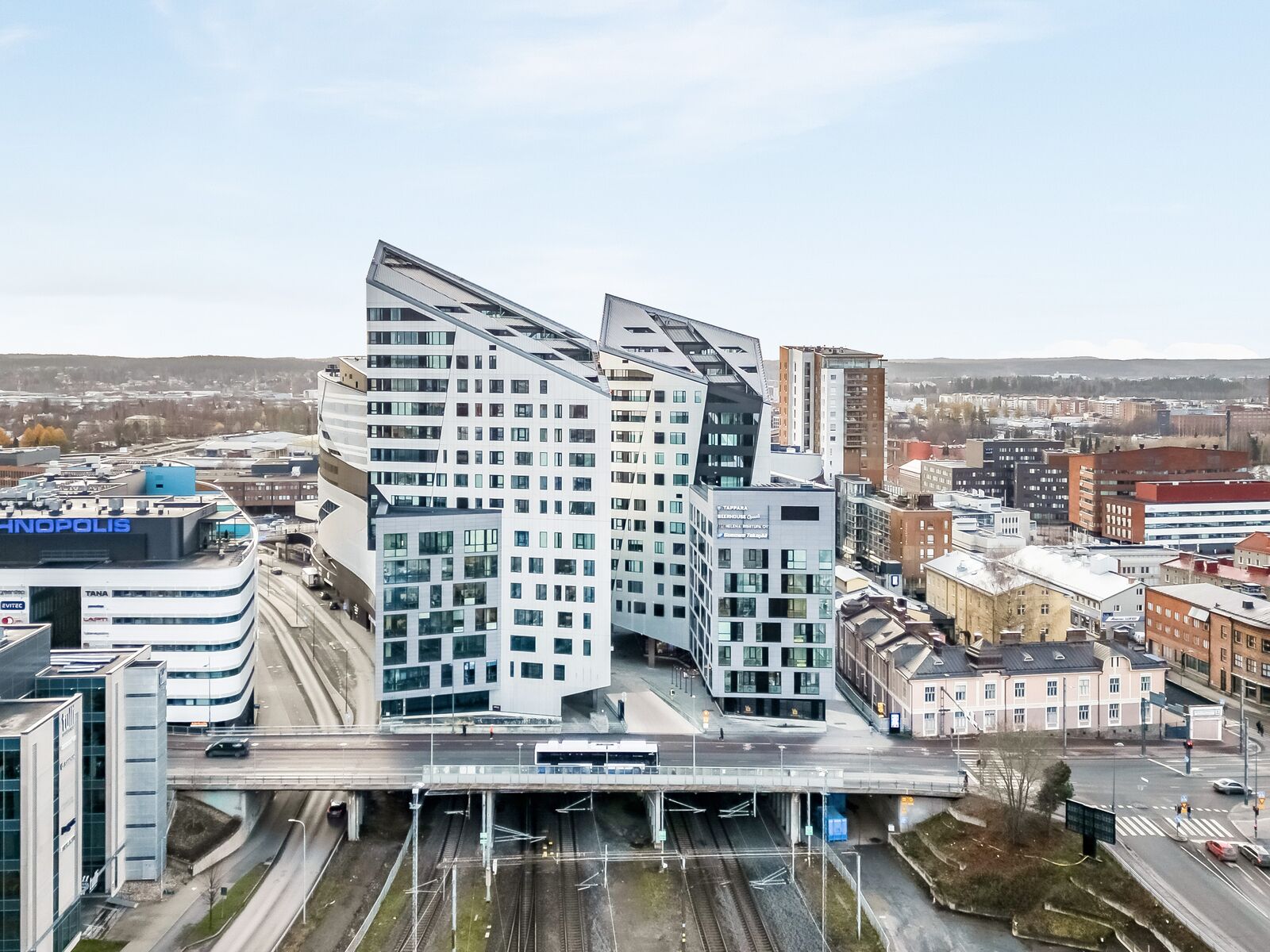 Voorkant van accommodatie