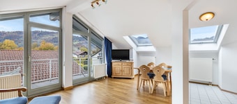 Apartment 'Fewo Brünnstein - Room 65' with Mountain View, Shared Garden & Wi-Fi