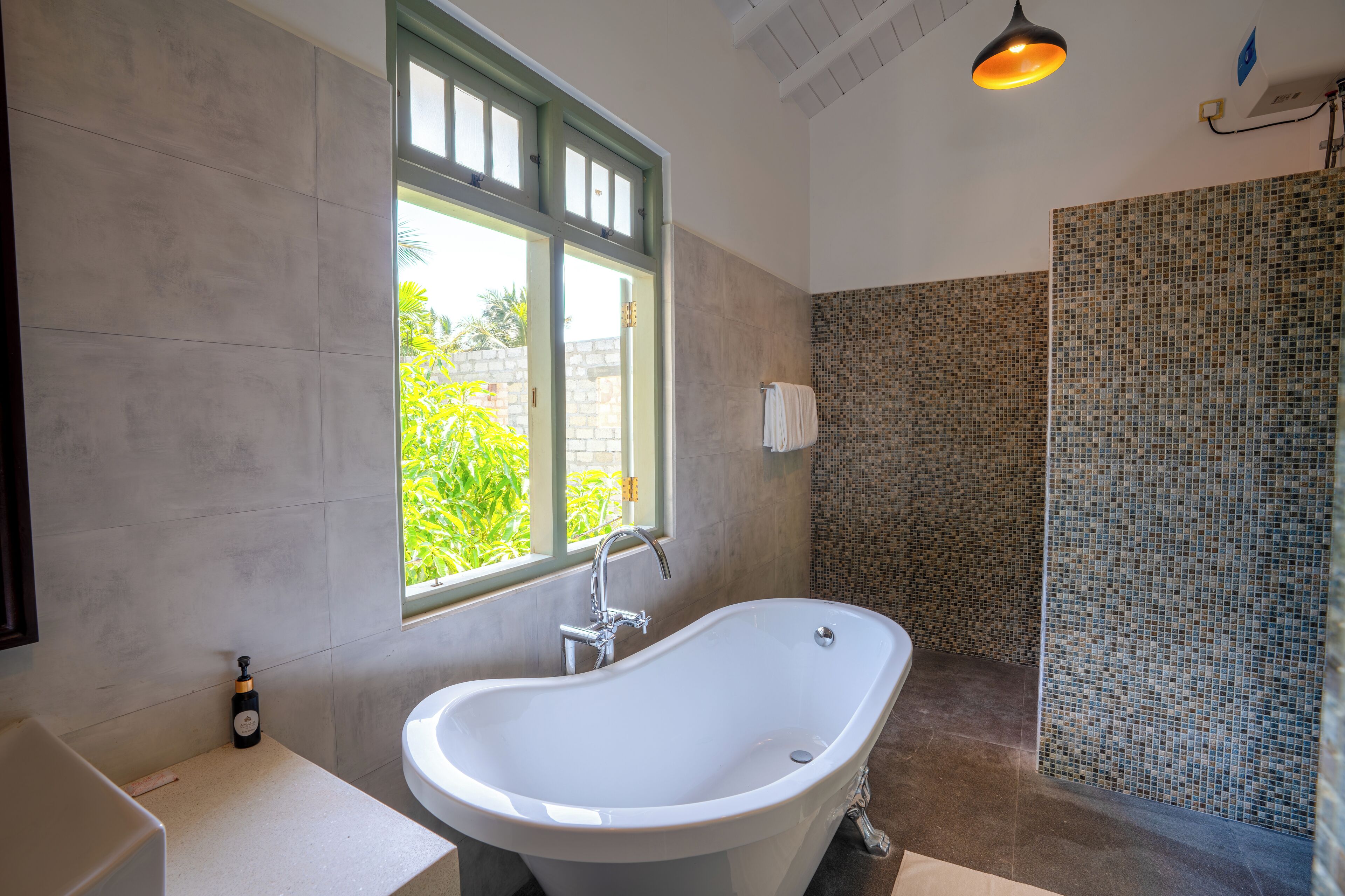 Superior Suite, Balcony, Pool View | Bathroom | Bathrobes, towels, soap, shampoo