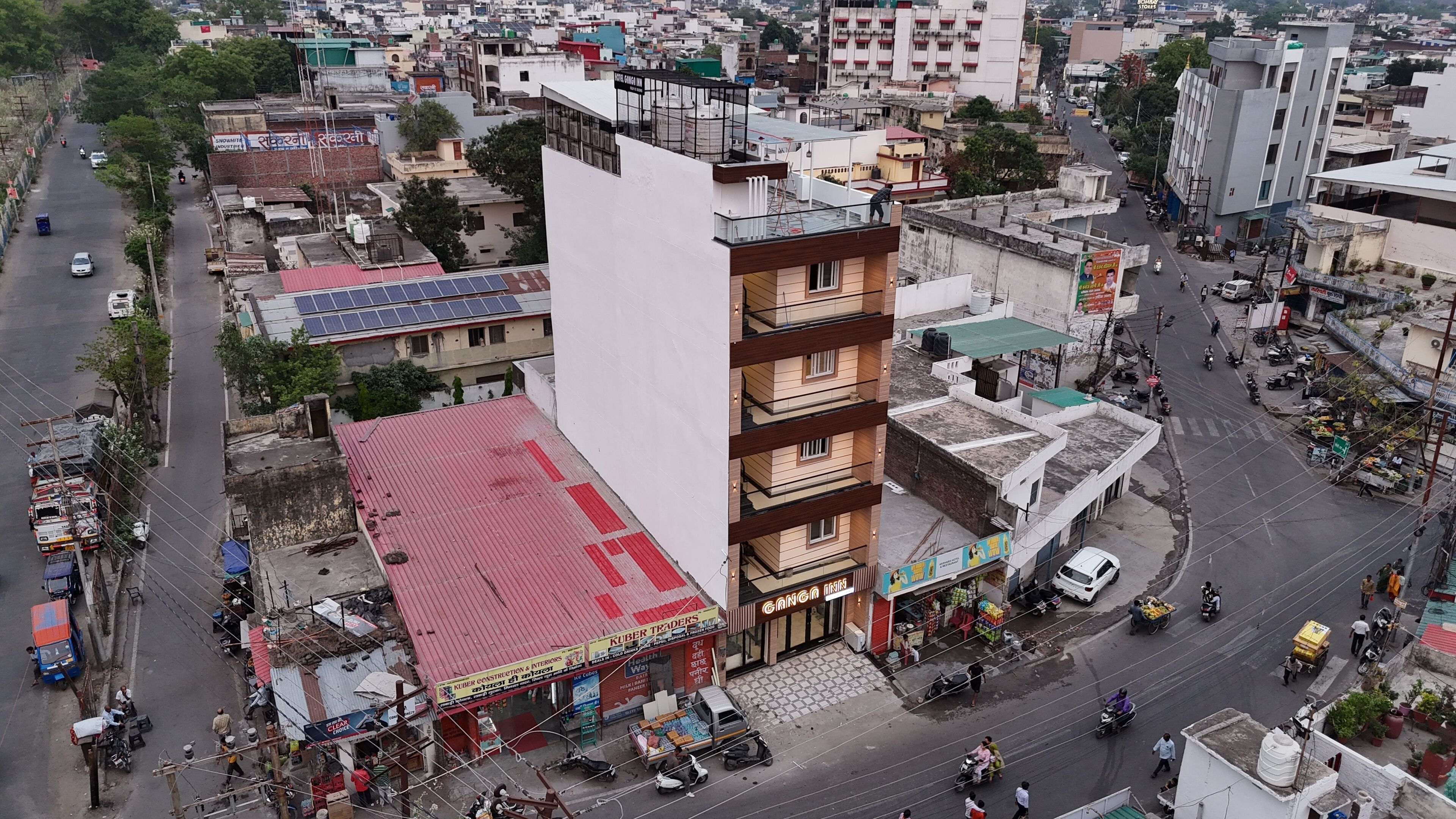 Façade de l’hébergement