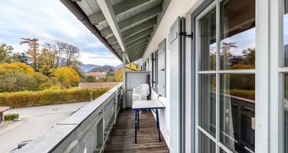 Apartment 'Fewo Brünnstein - Zimmer 50' mit Bergblick, Gemeinschaftsgarten & WLAN