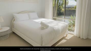 4 habitaciones, tabla de planchar con plancha y acceso a internet