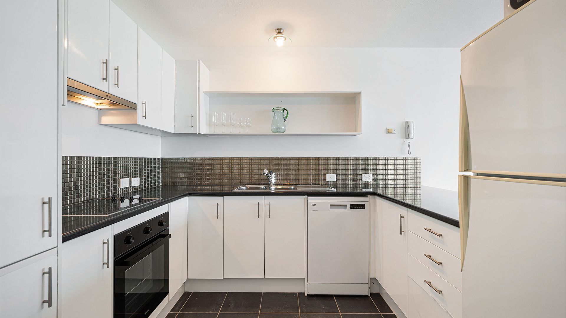 Microwave, dishwasher, toaster