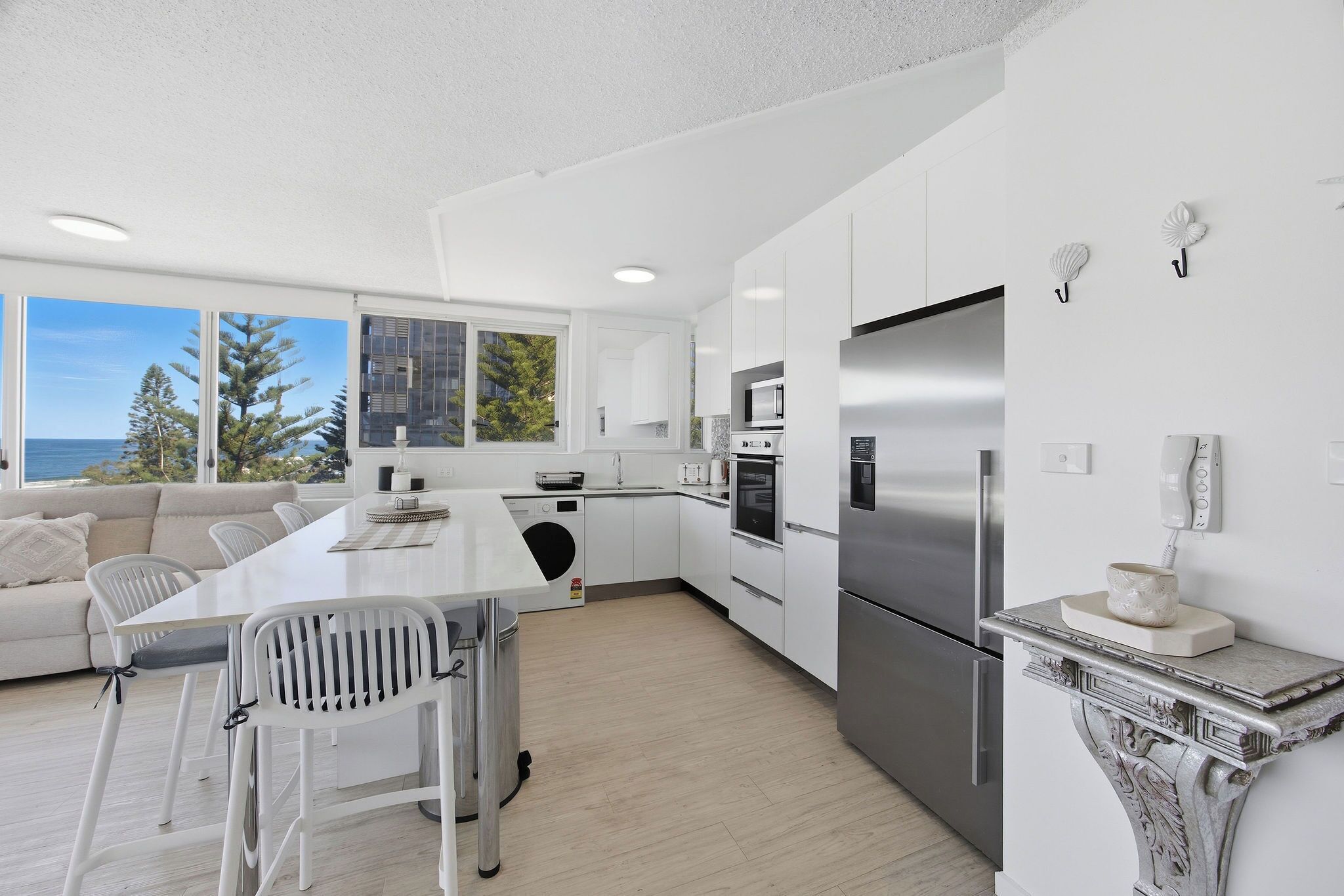 Superior Apartment, Ocean View | Private kitchen