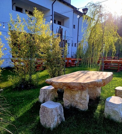 Villa Carl: 8 rooms with bathroom,AC,mini fridge and heating.