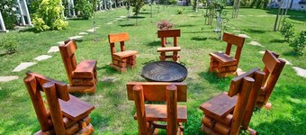 Villa Carl: 8 rooms with bathroom,AC,mini fridge and heating.