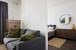 Departamento, vista a la ciudad | Área de sala de estar