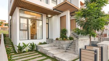 Overnatningsstedets facade