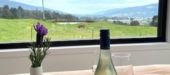 NEW: Luxury Cabin with Scenic Views & Farm Charm