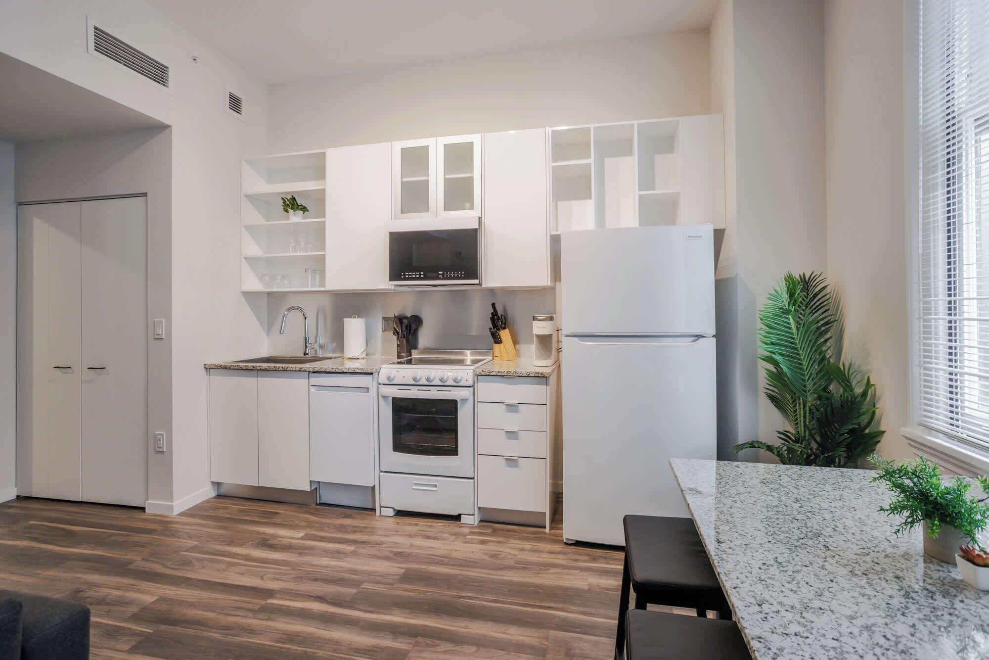 冰箱、微波炉、烤箱、炉灶