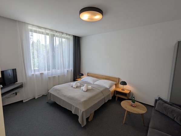 Apartamento conforto, vista para o jardim, ao lado da montanha | Wi-Fi de cortesia