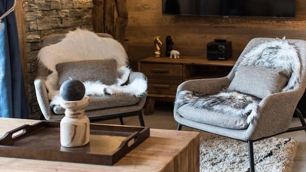 Living area - Olvera 203 - New Apartment at the Foot of the Slopes (Valmeinier)