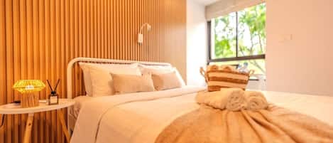 1 bedroom, iron/ironing board, free WiFi, bed sheets
