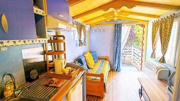 Chalet, patio, vistas al jardín | Zona de estar