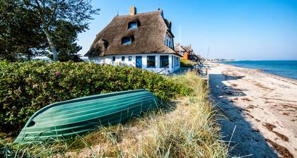 Family-friendly terraced house with garden, terrace & beach chair