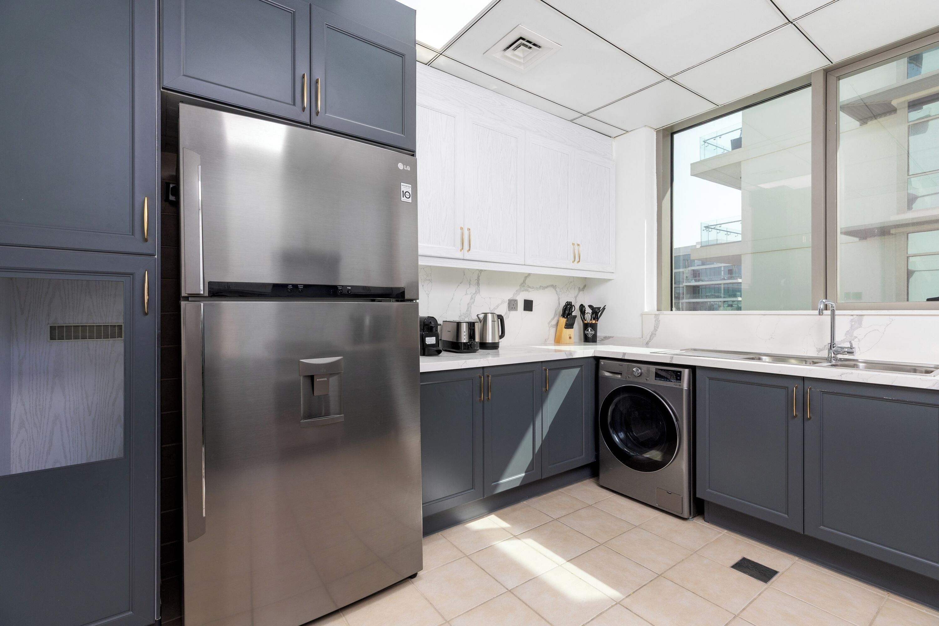 Lägenhet Deluxe - 3 sovrum | Eget kök | Kaffe- och tebryggare, vattenkokare och brödrost