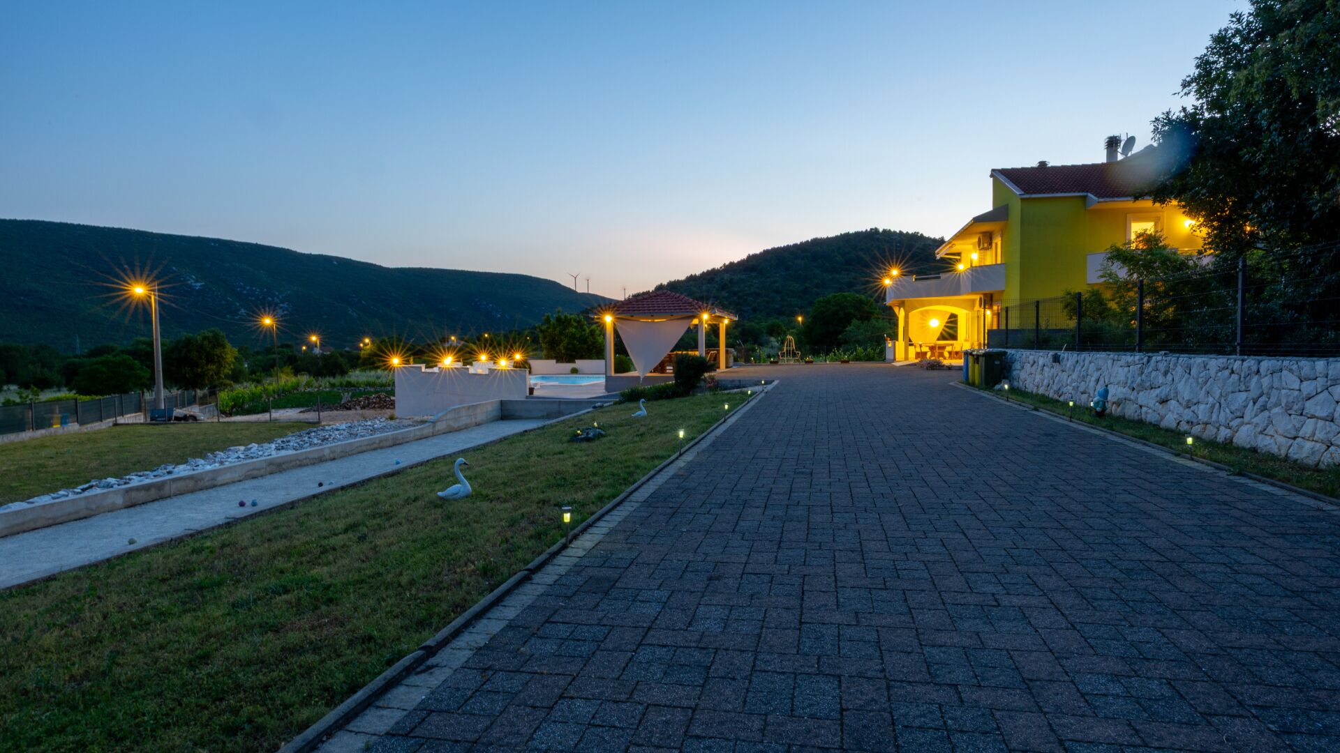 Áreas de la propiedad