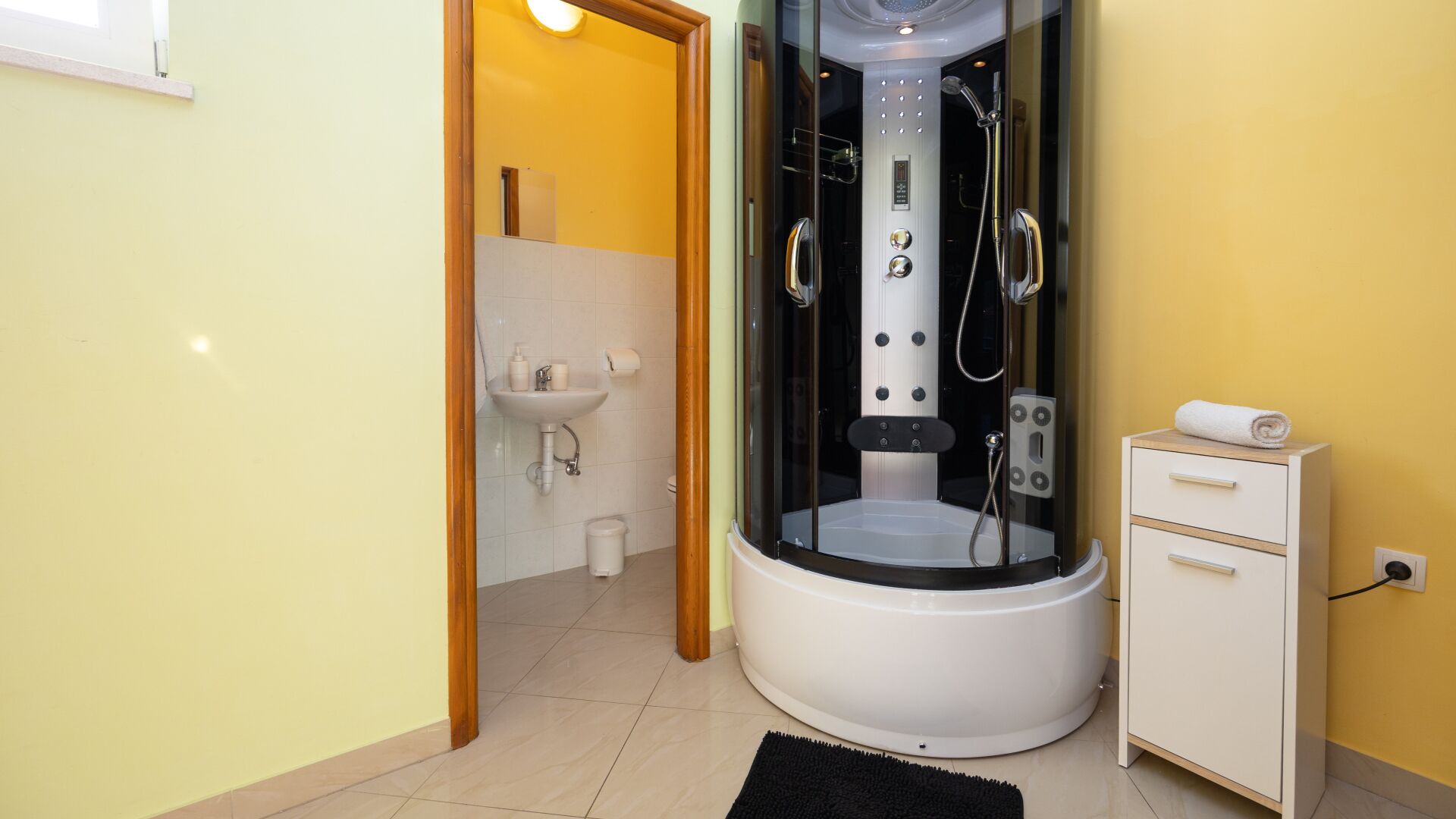 Dusche, Handtücher