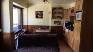 Living area - 2-room Apartment for 5 People Facing Southeast (Valloire)