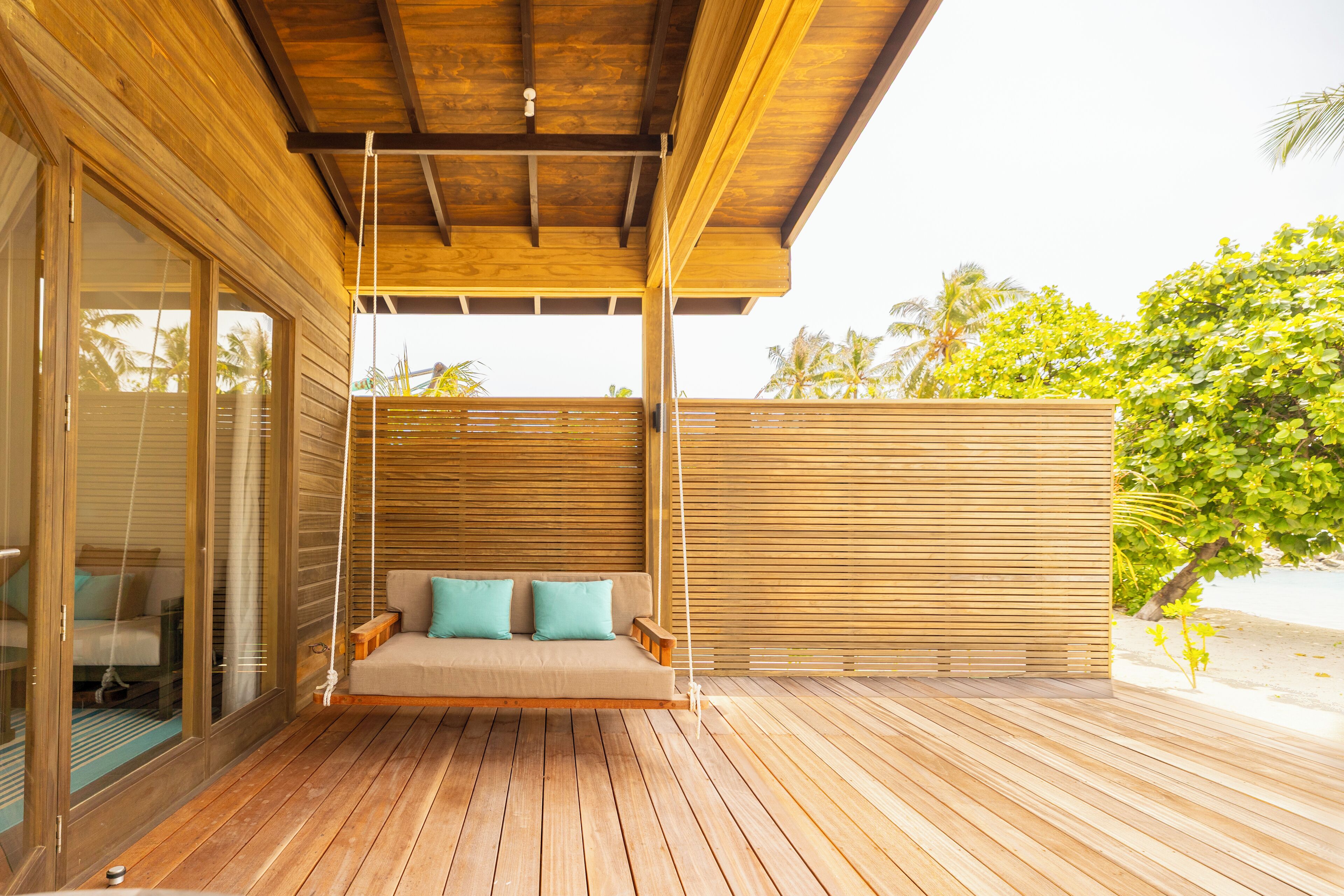 Romantic Beach Villa | 露台/庭院