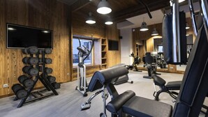 Fitness facility - Family Apartment, 3 Rooms, Cabin, Sleeps 6/8 (Val-Cenis)