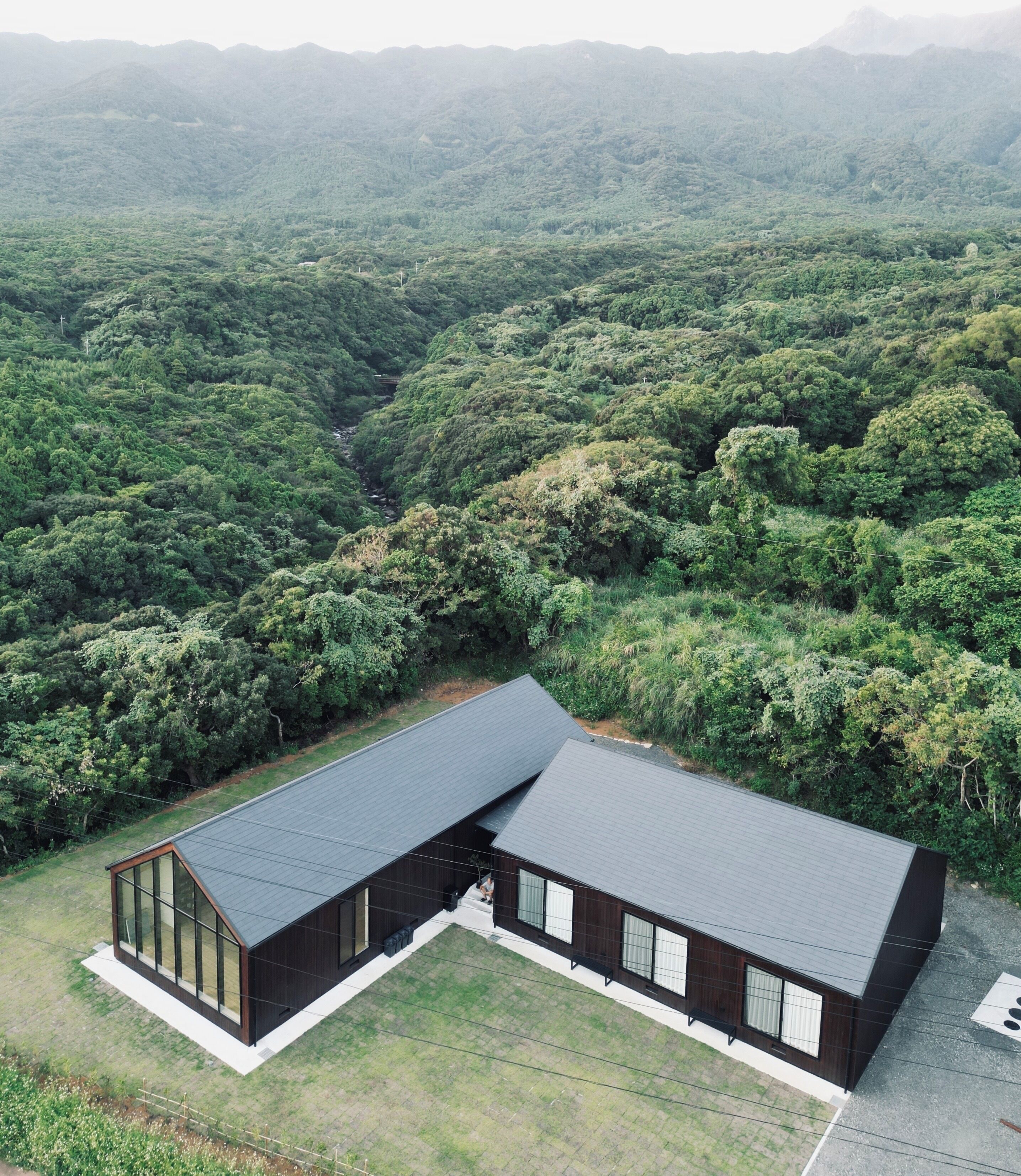 Overnatningsstedets facade