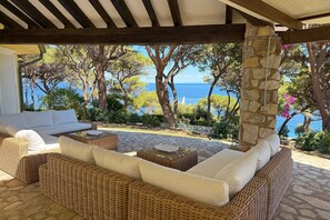 Terrace/patio - Villa Star Elba Island with sea view (Porto Azzurro)