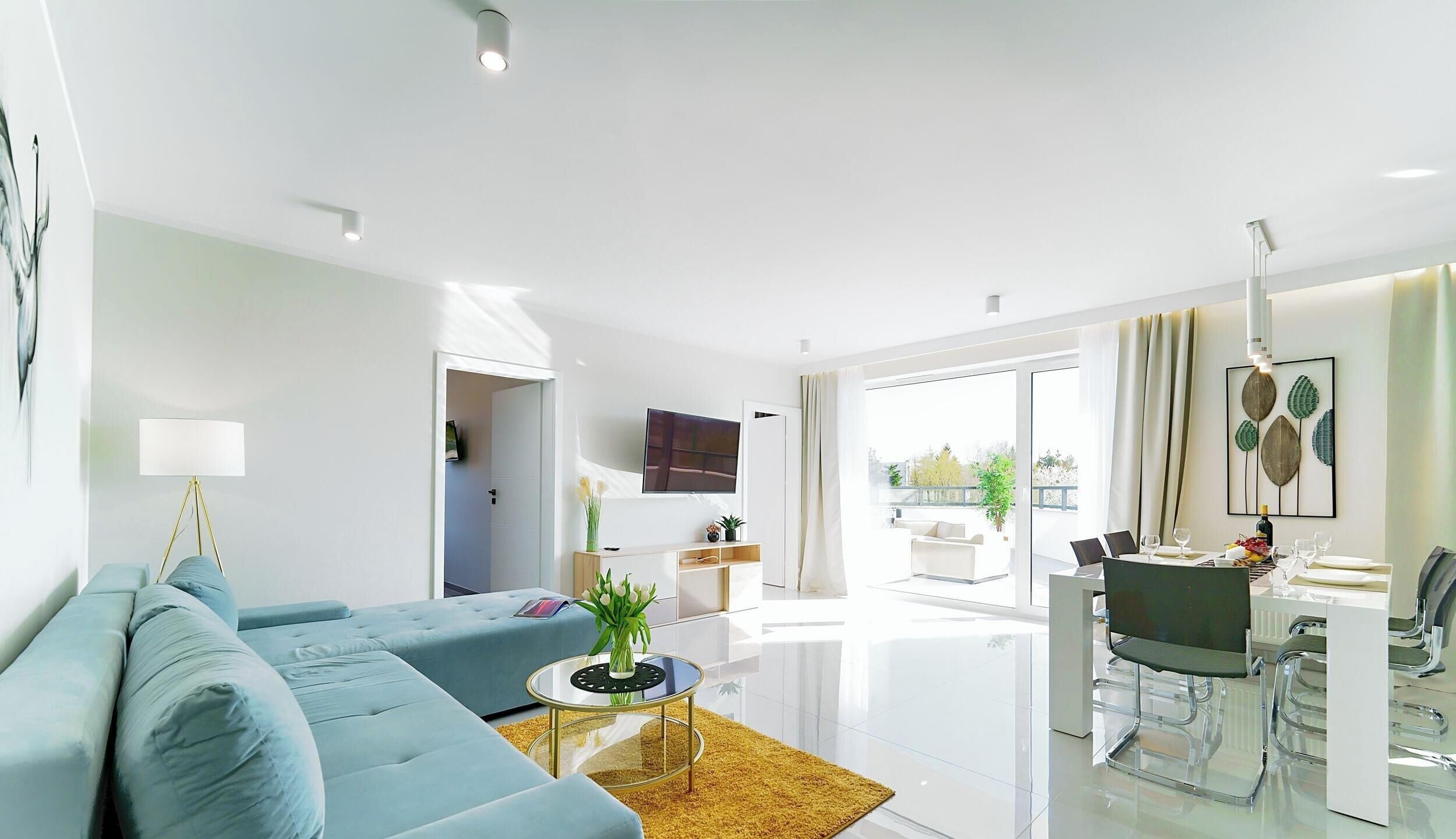 Comfort-Apartment (WH 124) | Wohnbereich | Flachbildfernseher