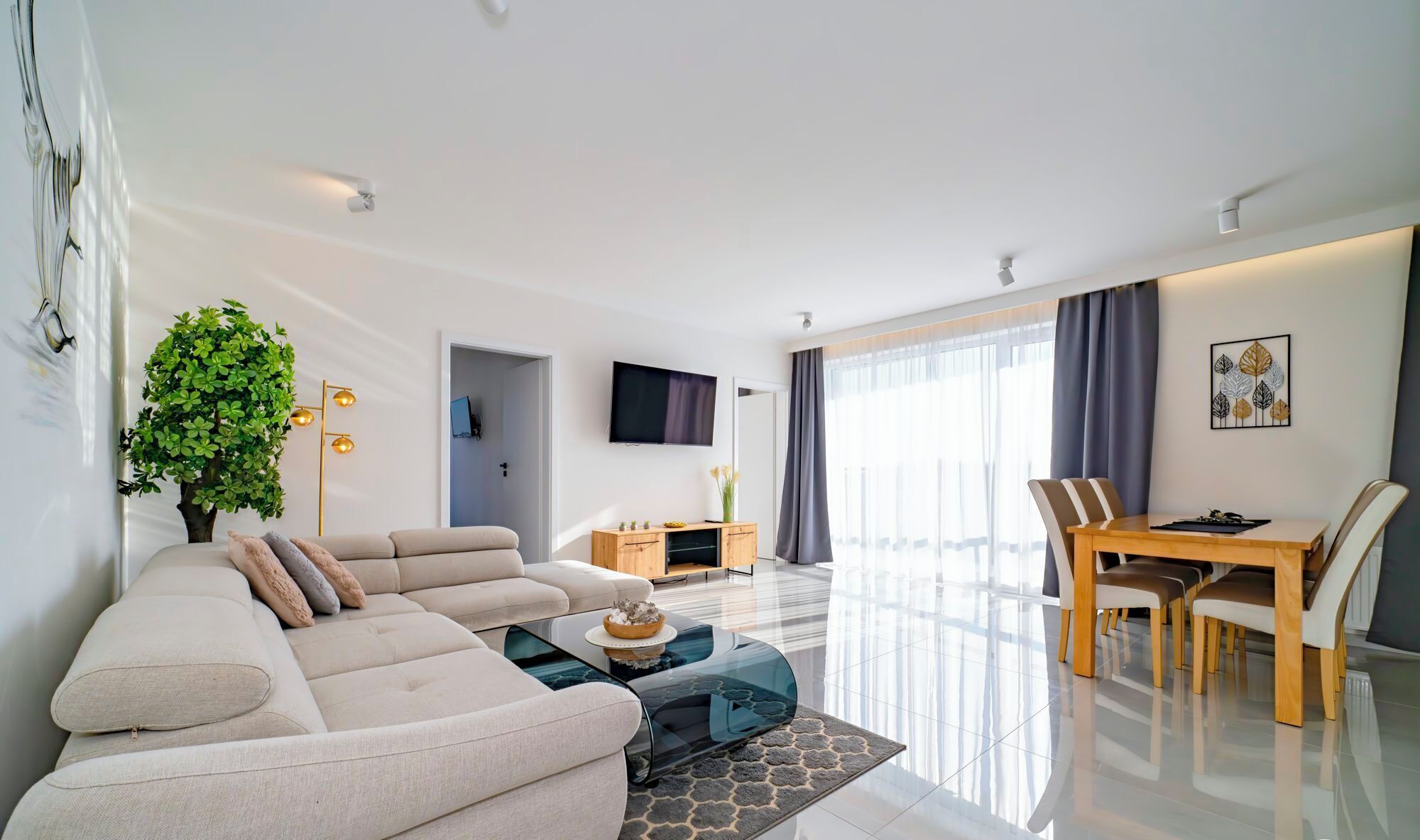 Comfort-Apartment (WH 417) | Wohnbereich | Flachbildfernseher