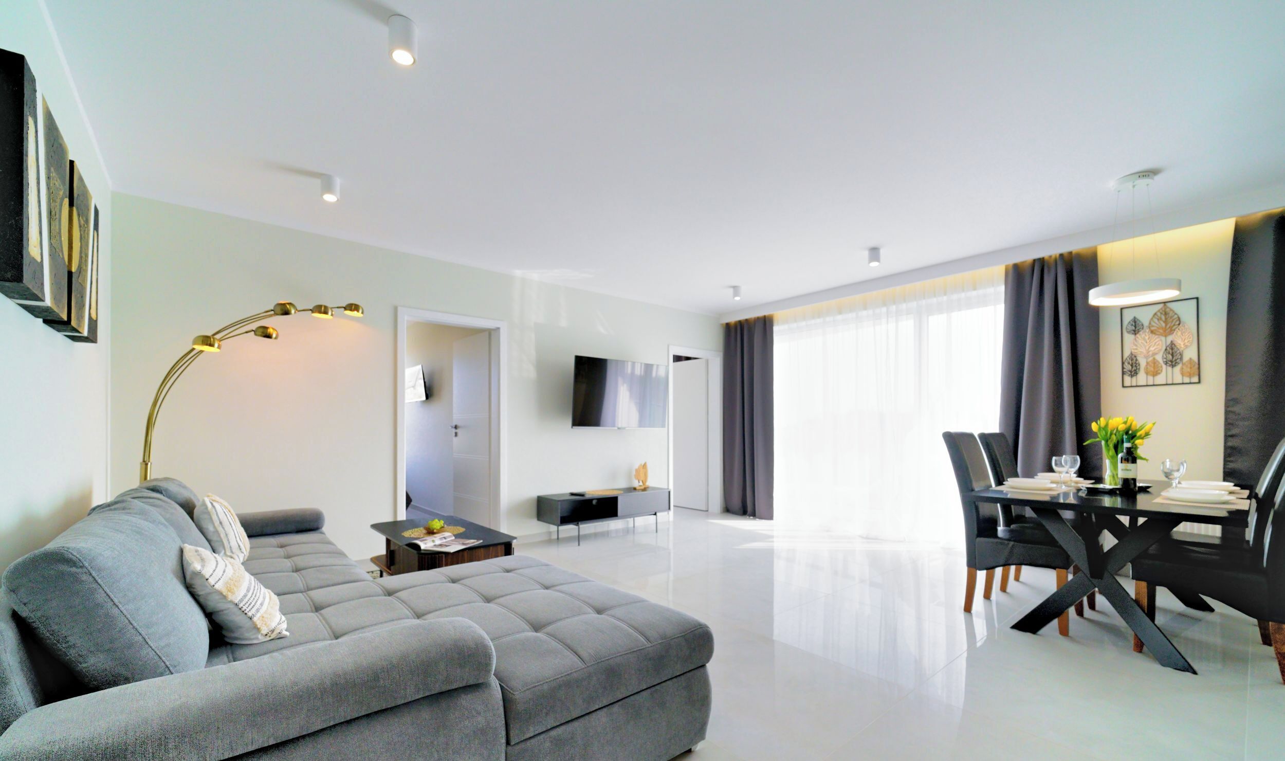 Comfort-Apartment (WH 324) | Wohnbereich | Flachbildfernseher