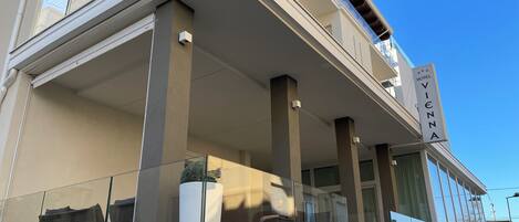 Façade de l’hébergement